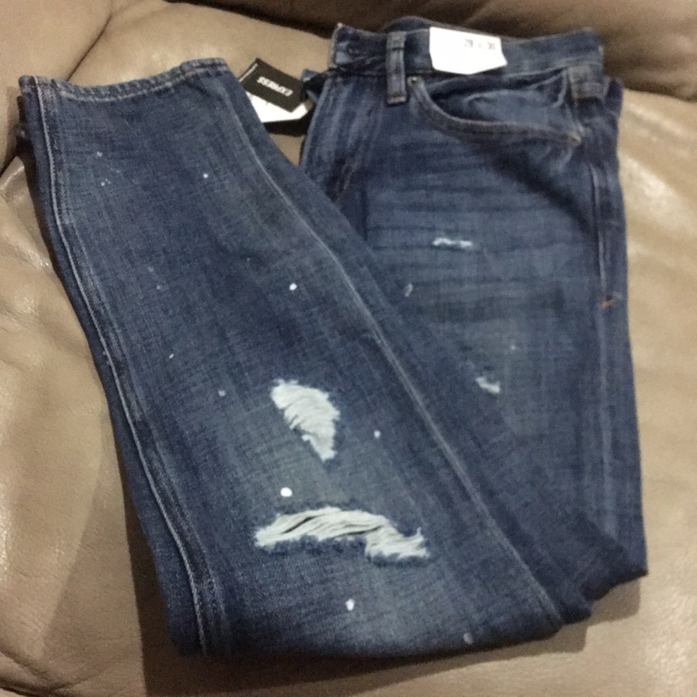 Men’s Express  distressed denim Jeans